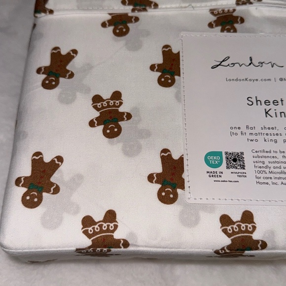 🤎London Kaye Gingerbread Sheet Set full - Picture 5 of 8